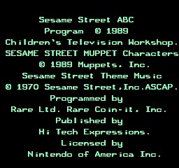 Sesame Street ABC